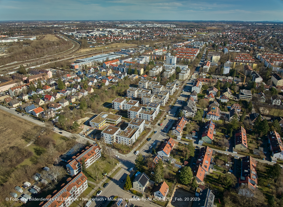 20.02.2023 - Copterfotos und Luftbilder von Berg am Laim
